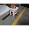 CHAISE HAUTE POUR POUPÉE EN BOIS 