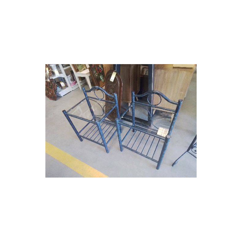 CHEVET METAL D/VERRE