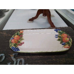 PLAT À CAKE DECO FRUITS 