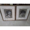 LITHOGRAPHIE CRAYON VISAGE FEMME 