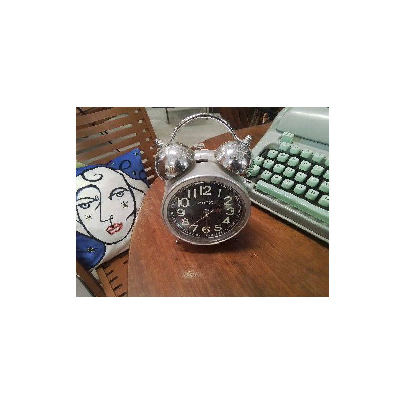 REVEIL PILE SEIKO GRIS ETAT OK