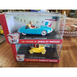 VOITURE SPIROU FANTASIO AVEC BOITE