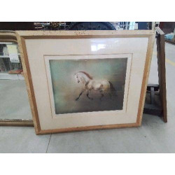 LITHOGRAPHIE JAPONAISE CHEVAL