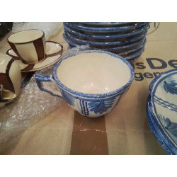 TASSE QUIMPER HENRIOT BLEU 