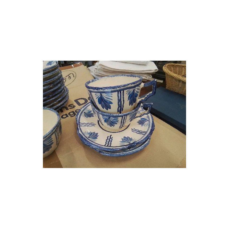 DUO DÉJEUNER QUIMPER HENRIOT BLEU 