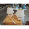 LAMPE DE CHEVET BEIGE AJOURÉE 