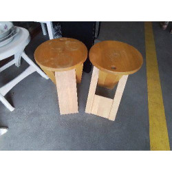 TABOURET BOIS PLIANT EN...