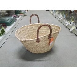 PA130-PANIER LANIERE CUIR