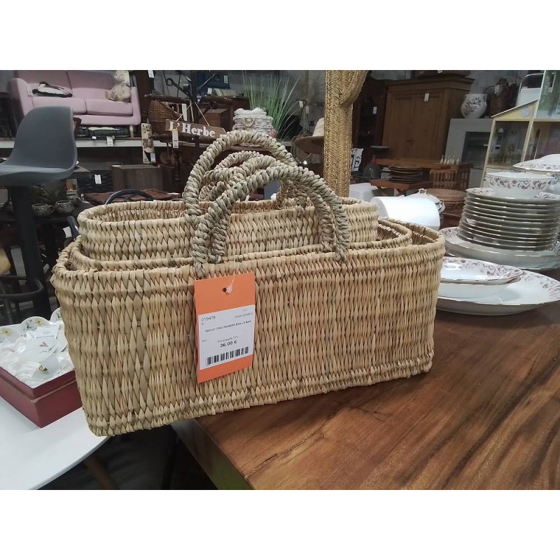 PA0127-TRIO PANIERS MAILLE BAS