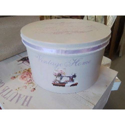 BOITE RONDE CARTON DECOR...