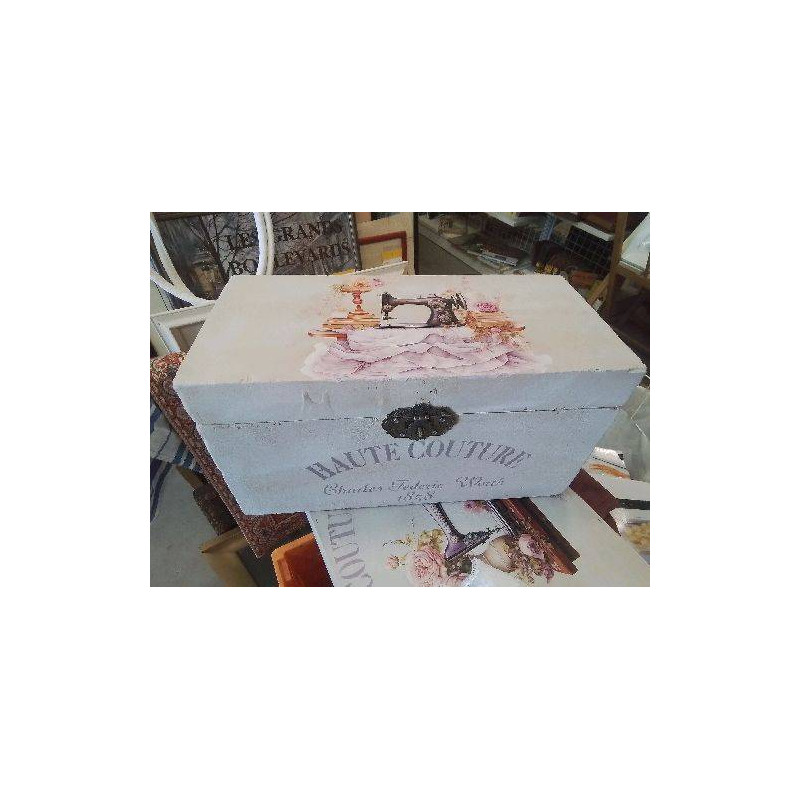 COFFRE RELOOKE RECT DECOR VINTAGE COUTURE