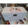 COFFRE RELOOKE RECT DECOR VINTAGE COUTURE