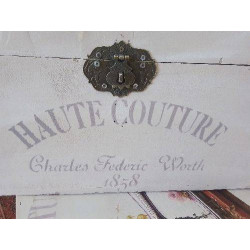 COFFRE RELOOKE RECT DECOR VINTAGE COUTURE