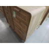 18/SCAND1-CHIFFONNIER TECK ROTIN 4T SCANDINAVE 50*40*HT100 CM
