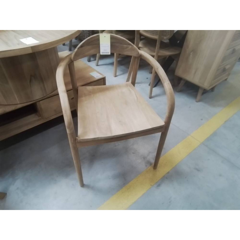 50/TR101-FAUTEUIL TECK 95/60/HT 75CM