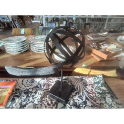 SPHERE GLOBE METAL NOIRE...