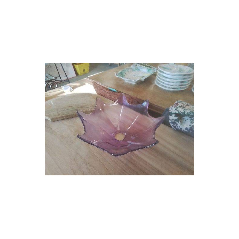 ABAT JOUR VERRE VIOLET TRANSLUCIDE
