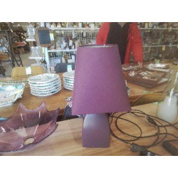 LAMPE CHEVET VIOLETTE PIED...
