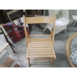 CHAISE PLIANTE HETRE CLAIR