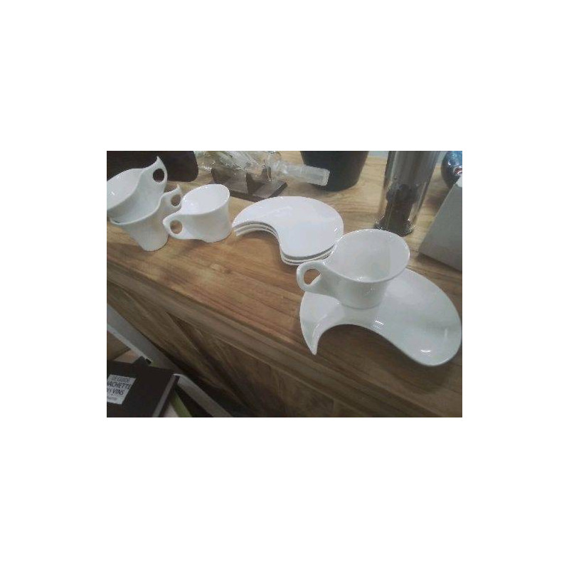 LOT 4 TASSES BLANCHES 