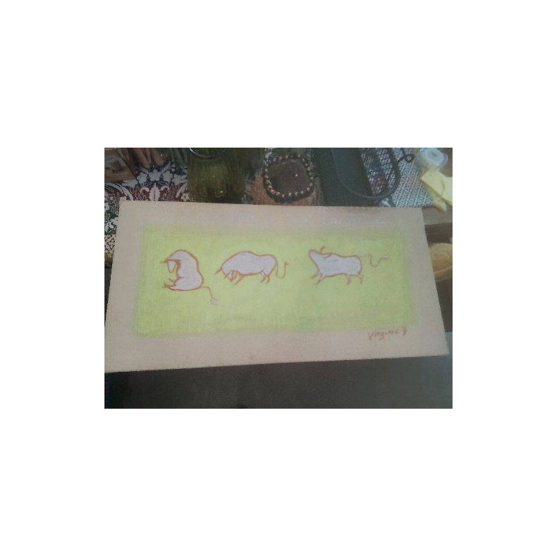 TOILE RECTANGULAIRE MOSQUITO LE PETIT TAUREAU VIRGINIE D