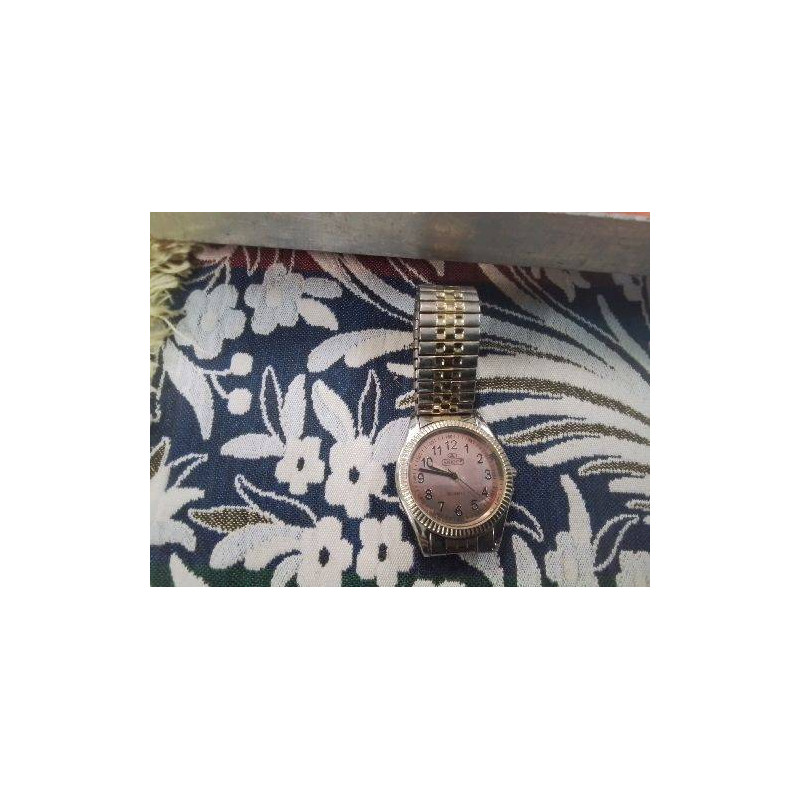 MONTRE ANIGO  ELASTIQUEE DOREE QUARTZ EN L ETAT