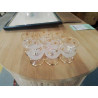 LOT 6 VERRES PM DORÉS GIVRÉ 