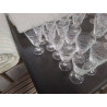 LOT 10 VERRES PM GRAVÉS BLANC