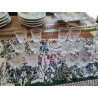 LOT 6 VERRES A PIED CRISTAL PORTO