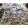 LOT 6 VERRES A COGNAC CRISTAL ST LOUIS