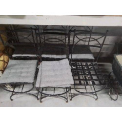 LOT 6 CHAISES FER...