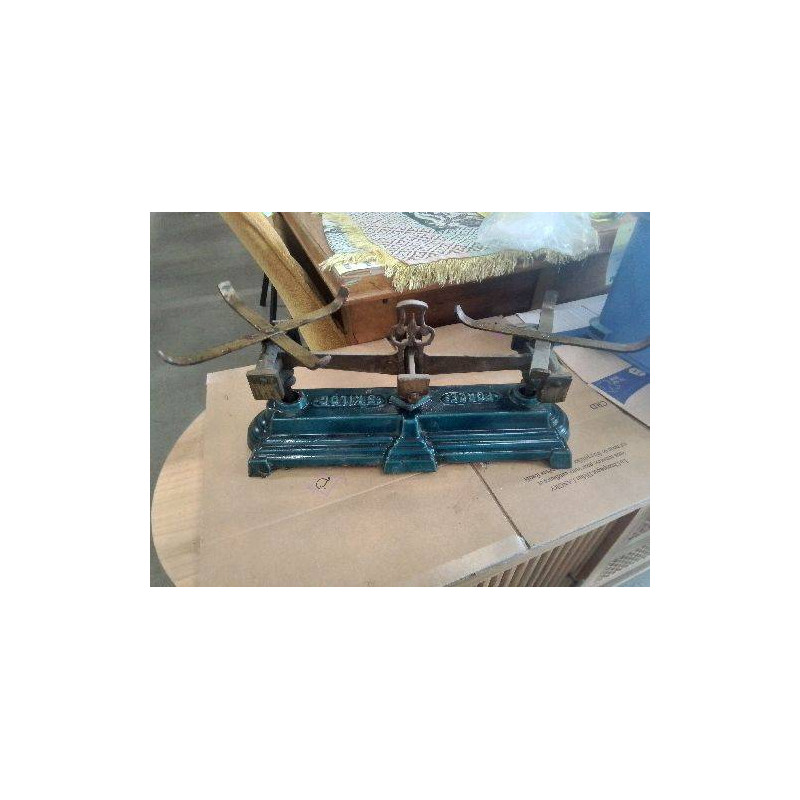 BALANCE METAL EMAILLEE BLEUE 