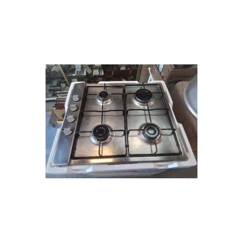 PLAQUE 4 FEUX GB INOX + ACC