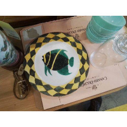ASS LIMOGES POISSON DAMIER