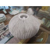 LAMPE SUSPENSION BOULE PLISSEE PEINTE BLANC ARTURO ALVAREZ