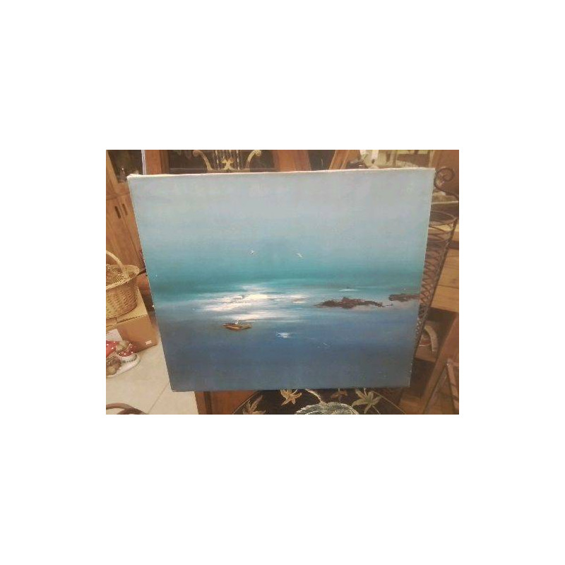 TABLEAU MARINE CLAIR DE LUNE