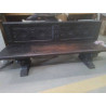 BANC BRETON BOIS SCULPTÉ 