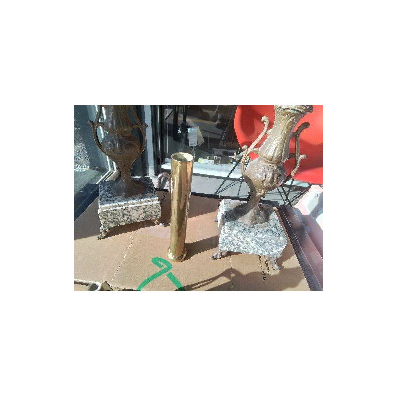 PORTE BOUGIE LAITON ANCIEN A ACCROCHER