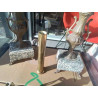 PORTE BOUGIE LAITON ANCIEN A ACCROCHER