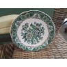 ASSIETTE BLC VERT OISEAU DELFT GREEN