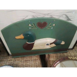 PLAQUE CANARD BOIS GM