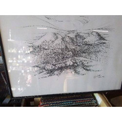 DESSIN CHATEAU PAYSAGE...