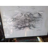 DESSIN CHATEAU PAYSAGE ANDRÉ SIRAMY 1979