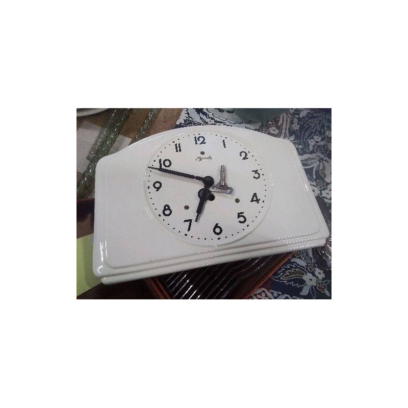 PENDULE FAIENCE HERMLE+ CLÉ D8