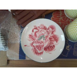 4 ASSIETTES A DESSERT MOTIF...