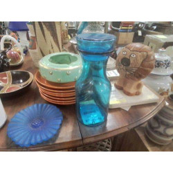 FLACON APOTHICAIRE BLEU