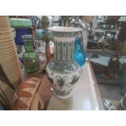 VASE DÉCOR VERT ANIMAUX