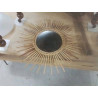 MIROIR SOLEIL BAMBOU VINTAGE 