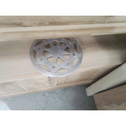 DESSOUS PLAT MÉTAL ETOILE