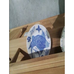 ASS DÉCOR POISSON BLEU